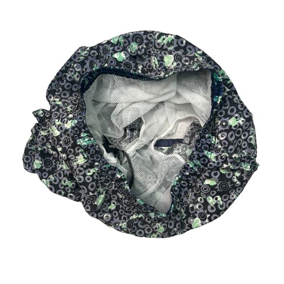 Pierre Cardin VTG Y2K Swim Trunks Shorts AOP 4" Inseam Mesh Liner Blue Large - Picture 5 of 6